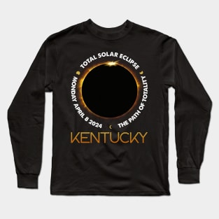 KENTUCKY Total Solar Eclipse 2024 American Totality April 8 Long Sleeve T-Shirt